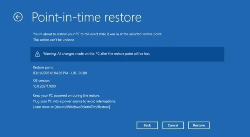 Build 26300.8068 (KB5079464) per Windows 11 26H2 migliora la funzionalità di sgrassaggio e la configurazione (Dev)