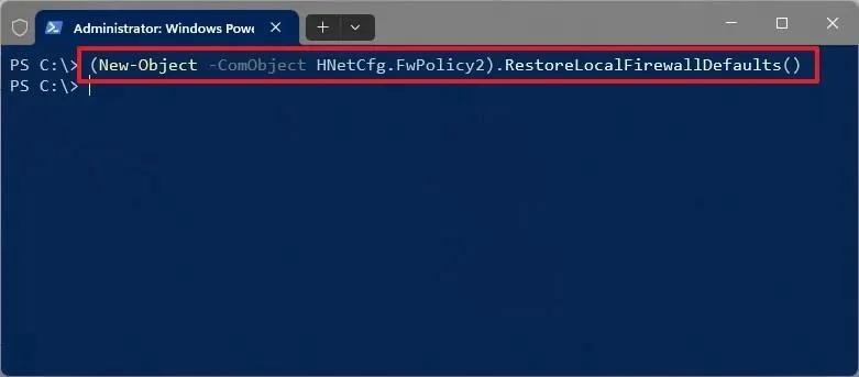 วิธีรีเซ็ตการตั้งค่าไฟร์วอลล์ Defender บน Windows 11