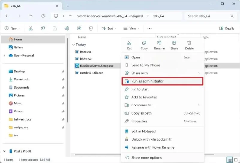 Hoe installeer je RustDesk voor extern bureaublad op Windows 11?