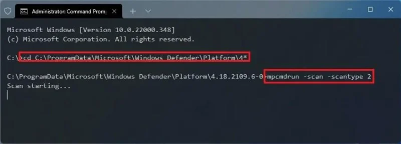 Как запустить полную проверку на вирусы Microsoft Defender в Windows 11