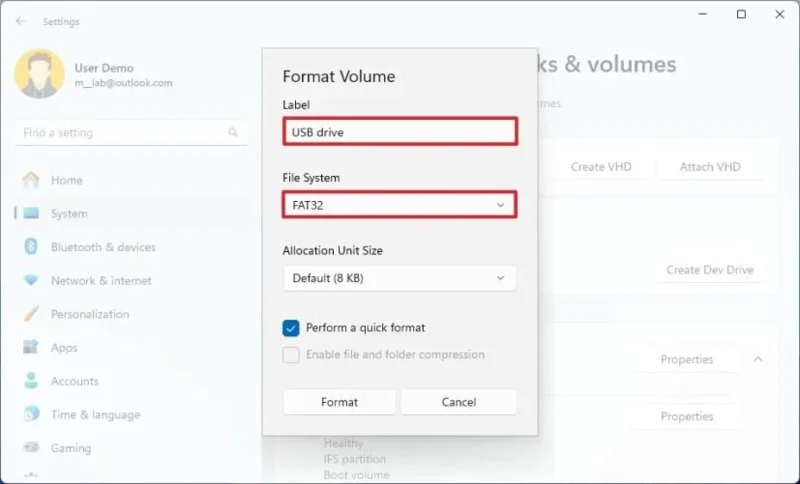 Come formattare un'unità USB in FAT32 su Windows 11, 10