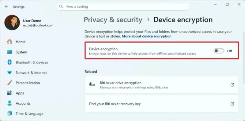 Come disattivare la crittografia automatica del dispositivo BitLocker durante l'installazione su Windows 11