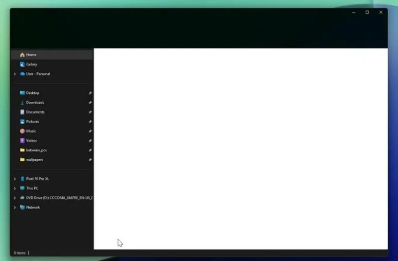L'aggiornamento difettoso di Microsoft per Windows 11, KB5070311 (build 26200.7309), sta compromettendo la modalità scura di Esplora file.