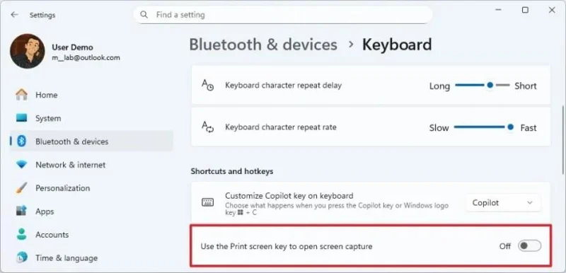 Come attivare (o disattivare) lo Strumento di cattura (tasto Stamp) su Windows 11