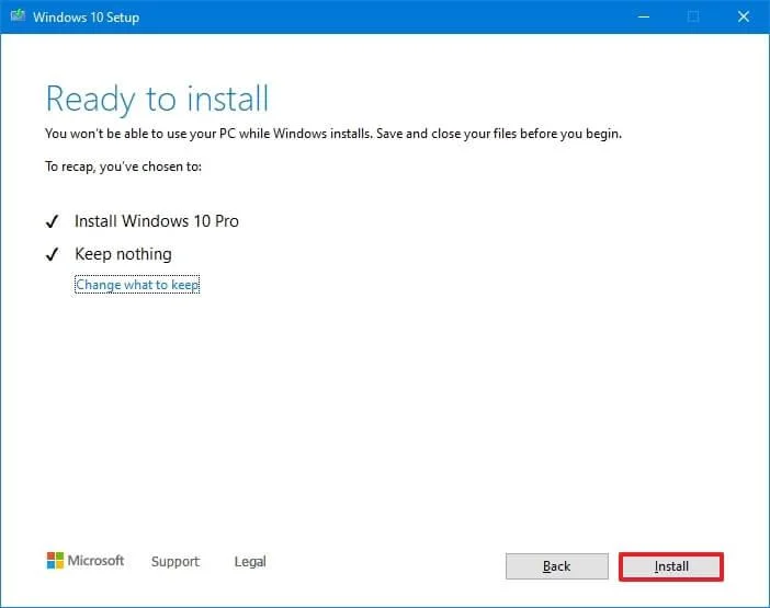 Eseguire un'installazione pulita di Windows 10 (2026)