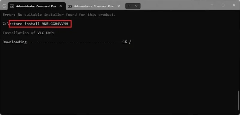 Windows 11 มี Microsoft Store เวอร์ชันใหม่ที่เป็นแบบบรรทัดคำสั่ง (Store CLI)