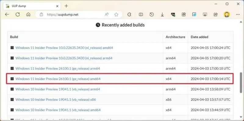 Come scaricare il file ISO di Windows 11 24H2