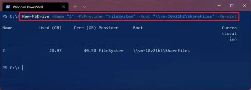 Come mappare un'unità di rete su Windows 11