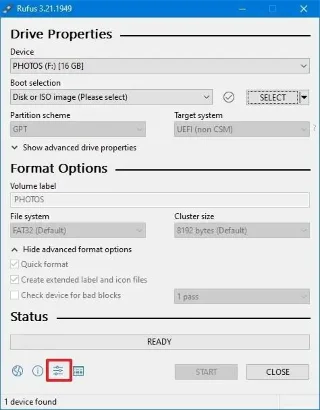 Come scaricare l'immagine ISO di Windows 10 su un'unità USB con Rufus