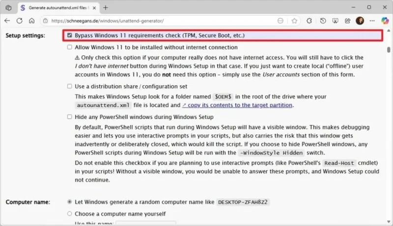 วิธีการติดตั้ง Windows 11 โดยไม่มีโปรแกรมที่ไม่จำเป็นบนฮาร์ดแวร์ที่ไม่รองรับ