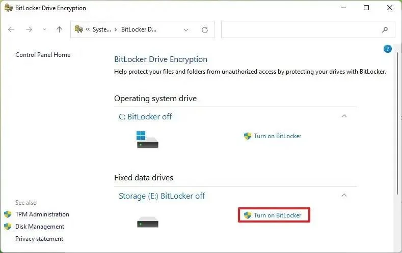 Come abilitare BitLocker su Windows 11