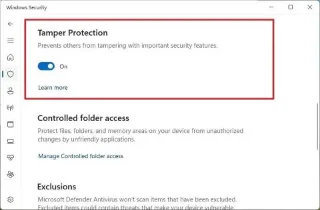 Come disabilitare definitivamente Defender Antivirus su Windows 11