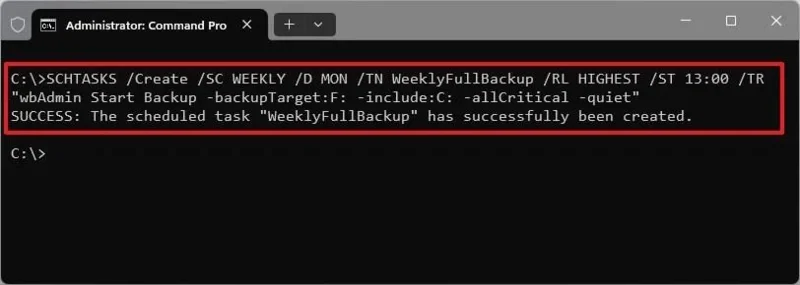 Come pianificare il backup completo automatico su Windows 11, 10