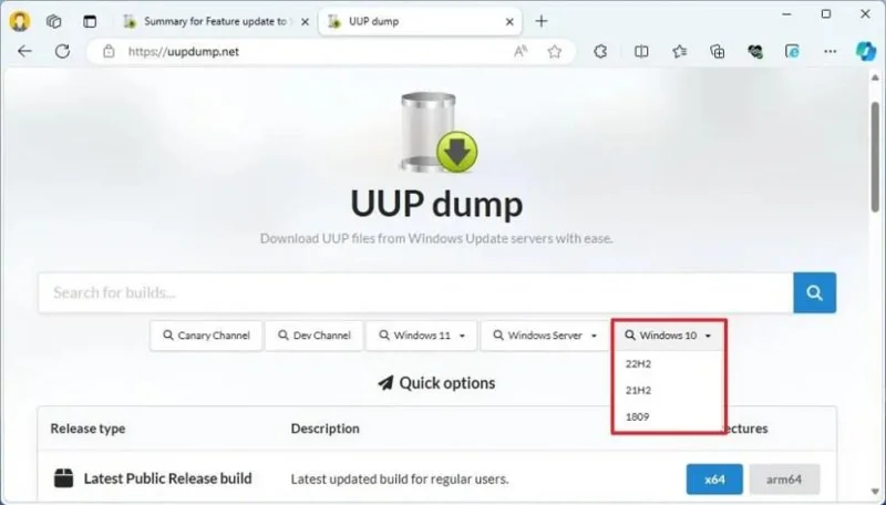 Come scaricare versioni ISO precedenti di Windows 10 (2026)