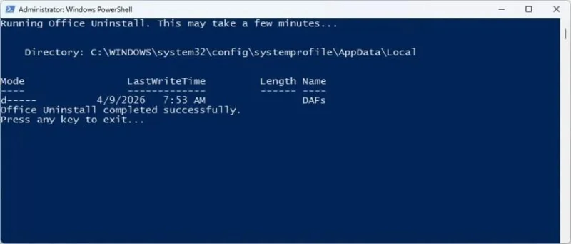 Come disinstallare completamente le app di Microsoft 365 o Office 2024 su Windows 11