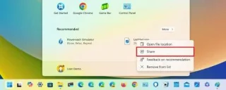 Windows 11 yapı 22635.4510 (KB5046716), daha fazla paylaşım seçeneği sunuyor (önizleme).