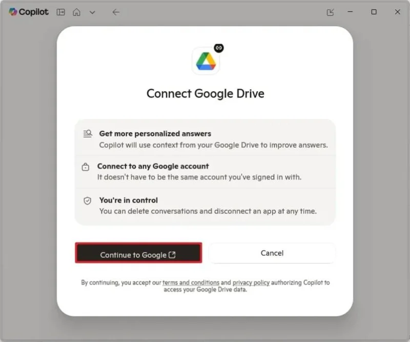 كيفية ربط تطبيق Copilot بخدمات Gmail وOneDrive وغيرها على نظام التشغيل Windows 11 كيفية ربط تطبيق Copilot بخدمات Gmail وOneDrive وغيرها على نظام التشغيل Windows 11