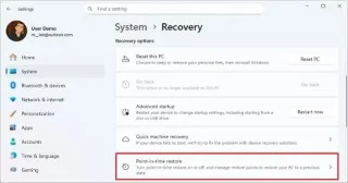 Windows 11でポイントインタイム復元を使用してPCを以前の状態に戻す方法
