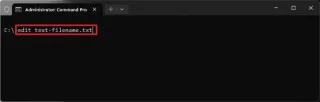 วิธีการติดตั้งโปรแกรมแก้ไขข้อความแบบบรรทัดคำสั่ง Microsoft Edit (เวอร์ชันใหม่) บน Windows 11