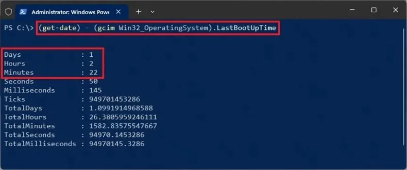 Windows 11でPCの稼働時間を確認する方法 Windows 11でPCの稼働時間を確認する方法