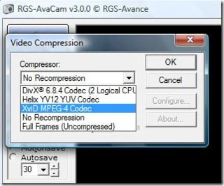 AvaCamを使ってウェブカメラで動画を録画し、写真を撮る
