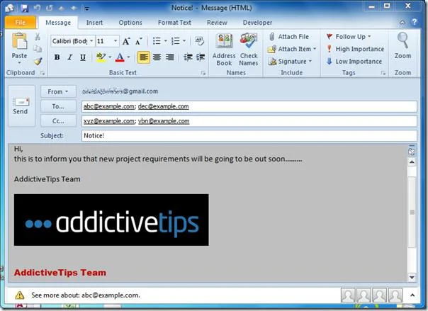 Erstellen und Verwenden von E-Mail-Vorlagen in Outlook 2010