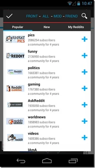 Elenco di app gratuite a tema Holo per Android