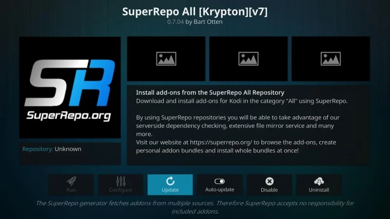 Как установить репозиторий SuperRepo на Kodi