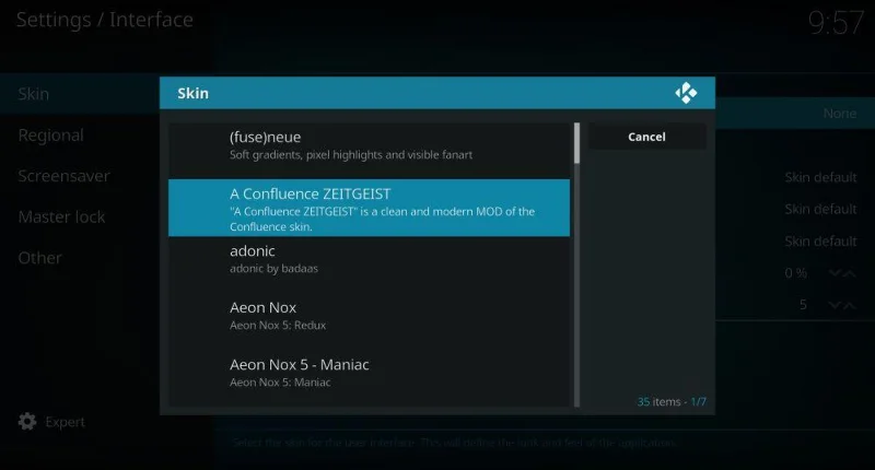 8 minimalistische Skins für Kodi mit modernen Einflüssen, um Unordnung zu vermeiden