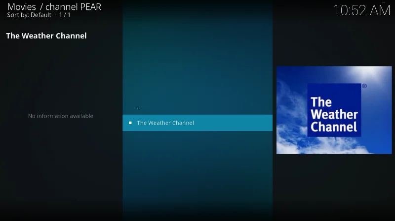 Componente aggiuntivo Channel Pear Kodi, tutorial di installazione e scoperta