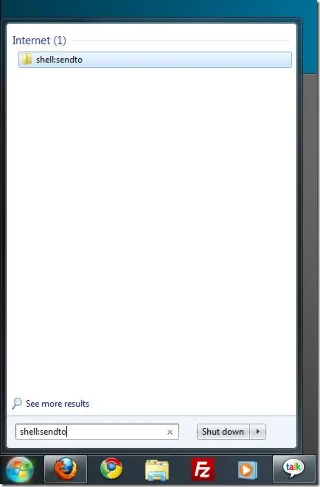 無需第三方工具即可將項目新增至 Windows 7 的「傳送至」功能表