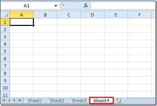 So fügen Sie ein neues Blatt in eine Excel 2010-Arbeitsmappe ein