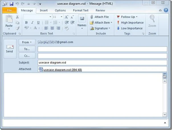 Senden Sie Visio-Zeichnungen als E-Mail-Anhang im PDF- und XPS-Format