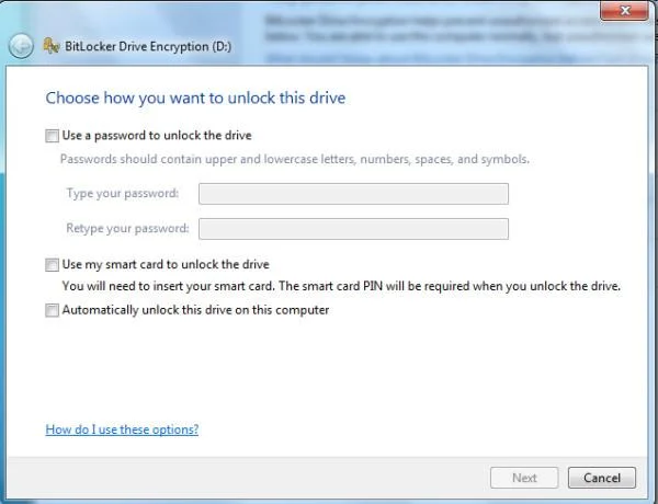 Proteja sus unidades con el cifrado de unidad BitLocker en Windows 7