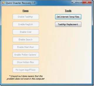 惡意軟體攻擊後修復任務管理器、登錄檔等 [Windows]