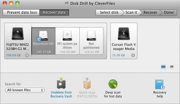 Disk Drill è un software di recupero dati completamente gratuito per Mac