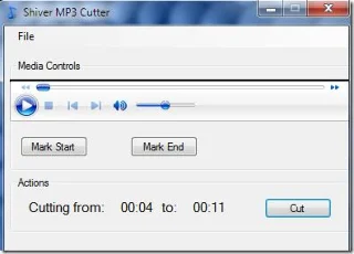 使用 Shiver MP3 Cutter 分割/剪切大型 MP3 文件