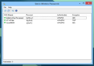 使用 SterJo Wireless Passwords 尋找遺失的 WiFi 密碼