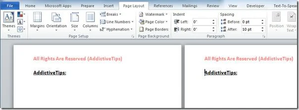 Word 2010 Bausteine-Organizer