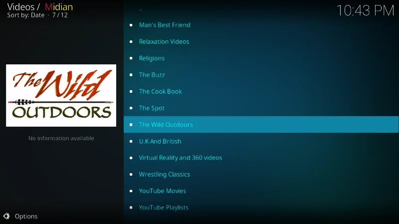 Дополнение Midian для Kodi: как установить и обзор