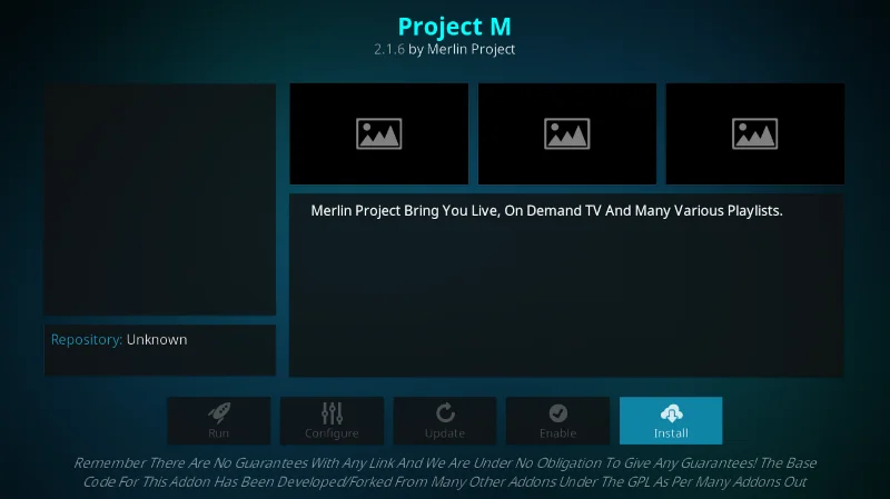 Project M Add-on für Kodi – Installation und Funktionen