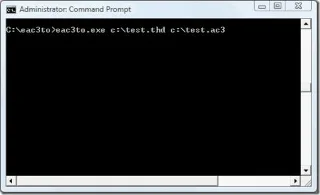 Eac3toでドルビーTrueHDとE-AC3オーディオトラックを変換