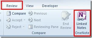 Связать PowerPoint 2010 с блокнотом OneNote 2010