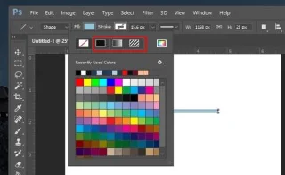 如何在 Photoshop 中為形狀和路徑添加虛線或點狀描邊