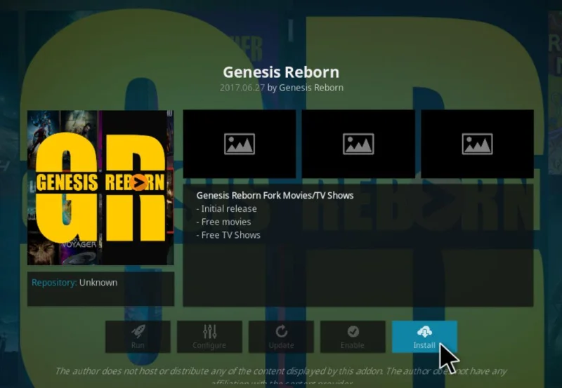 Дополнение Kodi Genesis Reborn: как установить и использовать