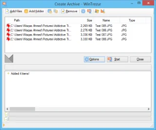 WinTrezurでは写真を暗号化し、画像をパスワードとして設定できます