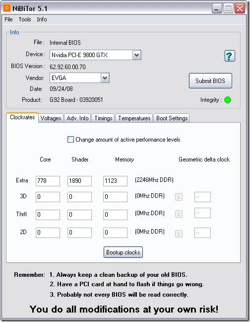 Come modificare rapidamente il BIOS Nvidia