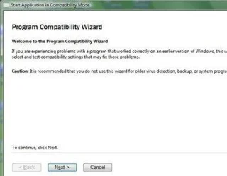 運行與 Windows 7/Vista 不相容的程序