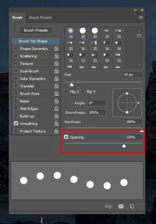 如何在 Photoshop 中為形狀和路徑添加虛線或點狀描邊