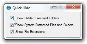 Abilita nuovamente la visualizzazione disabilitata di file e cartelle nascosti/protetti dal sistema